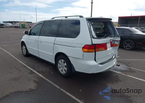 2002 Honda Odyssey Ex-L from USA, damaged, VIN 5FNRL18042B018501